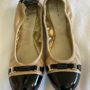 Tahari Cap Toe Veronica Ballet Flats Size 6